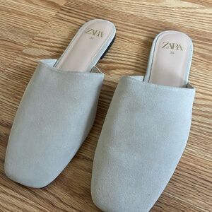 Zara Women's Cream Mules size 39